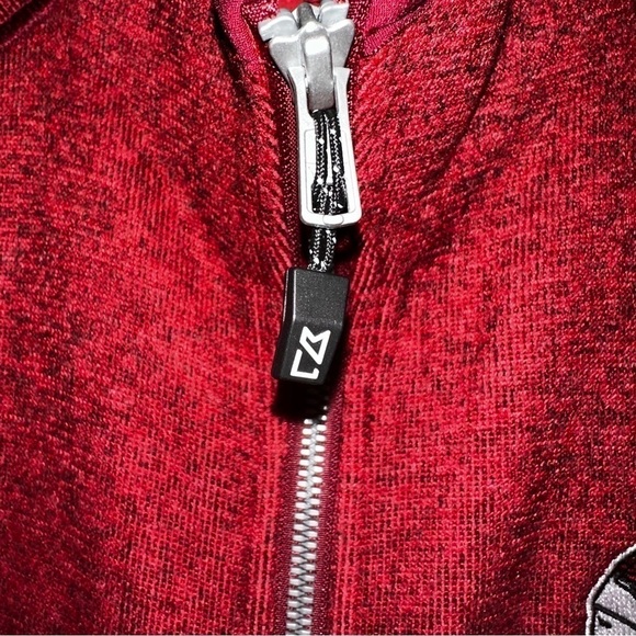 CUTTER AND BUCK Arizona Cardinals RED MAINSAIL full zip vest NWOT - Picture 11 of 13